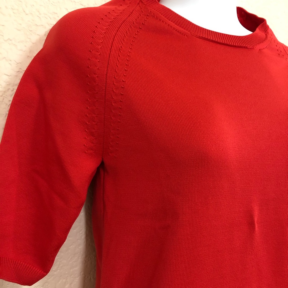 NWT Red bodycon sweater Sz S - Picture 6 of 7